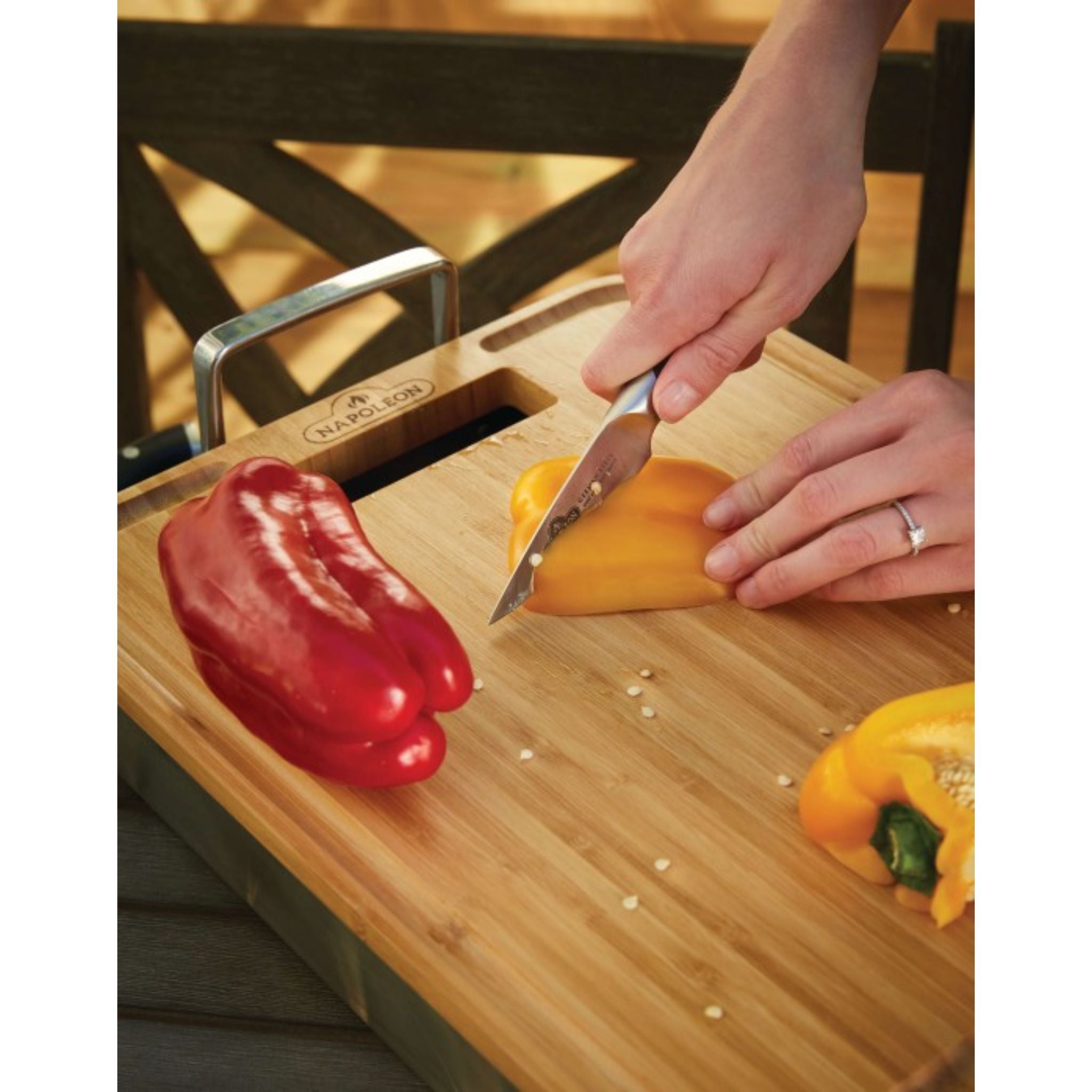 Premium Stainless Steel Roasting Pan by Napoleon 56033 - Perfect for Thanksgiving Turkey, Holiday Roasts & Family Dinners