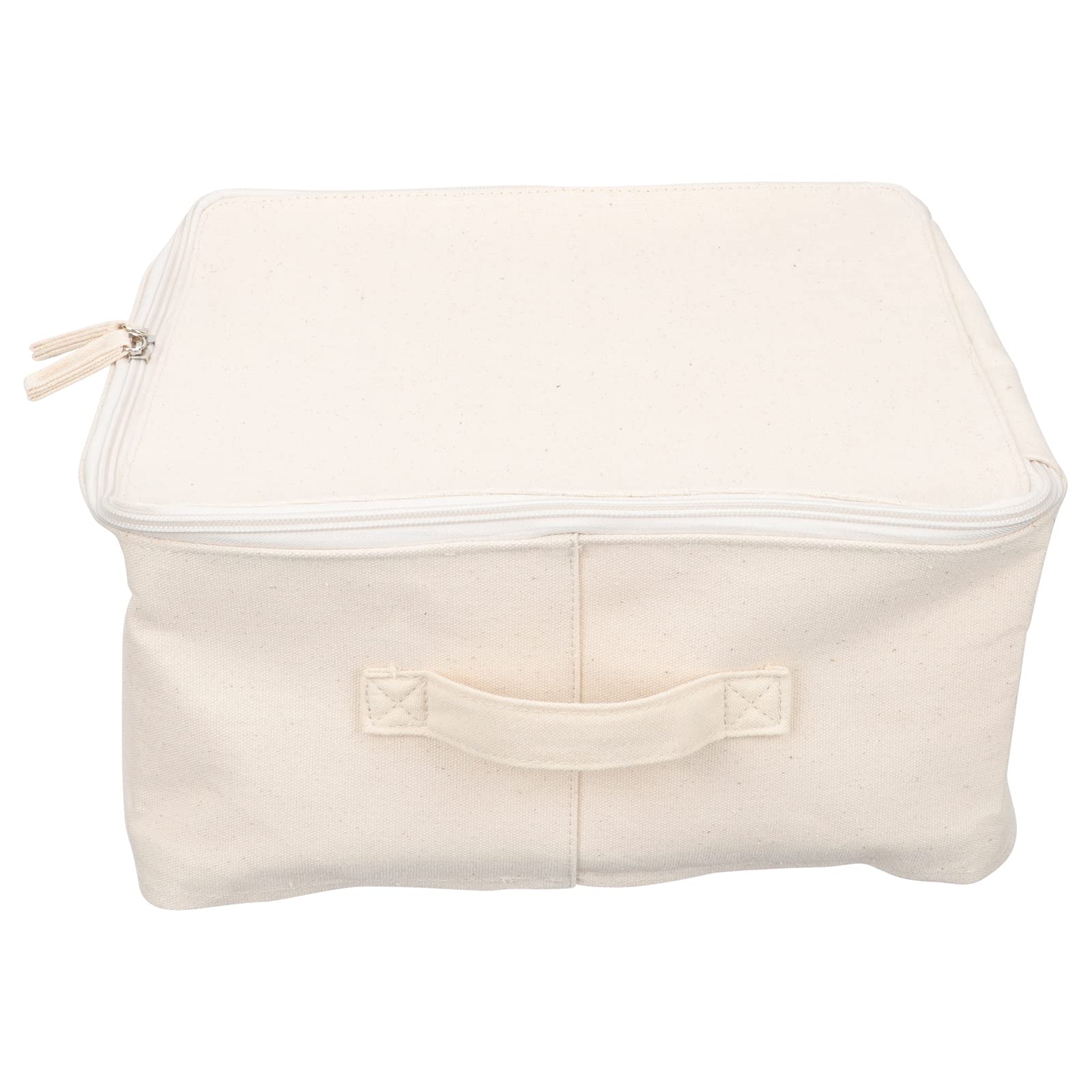 Household Storage Basket with Lid - Organize Wardrobe, Clothes & Home Essentials | Durable Storage Bin for Bedroom, Closet & Laundry Room