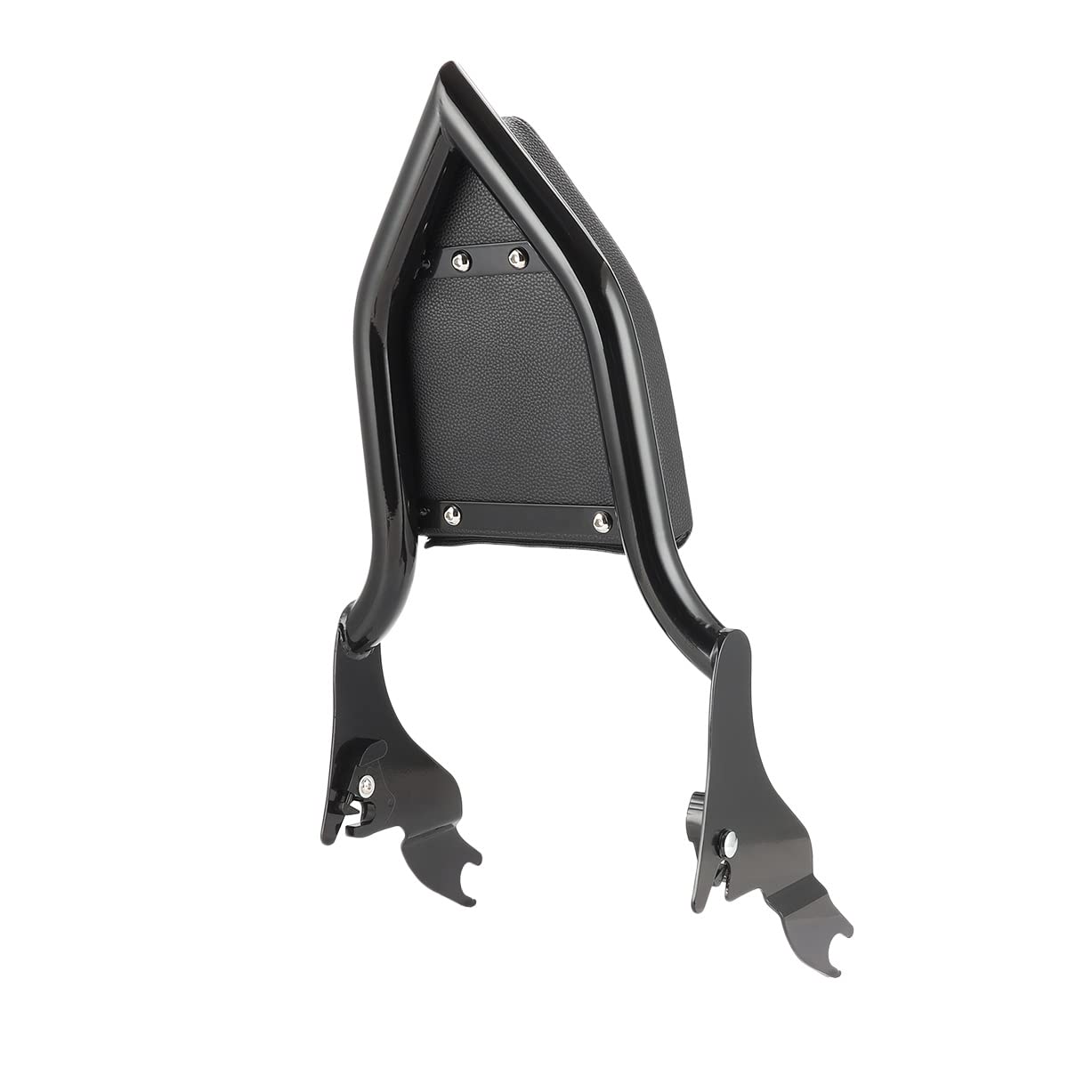 Harley CVO Road Glide Street Touring Road King Sissy Bar Backrest (2009-2023) - Detachable Rear Passenger Backrest Cushion Pad - Black | Comfortable Support for Long Rides & Highway Cruising