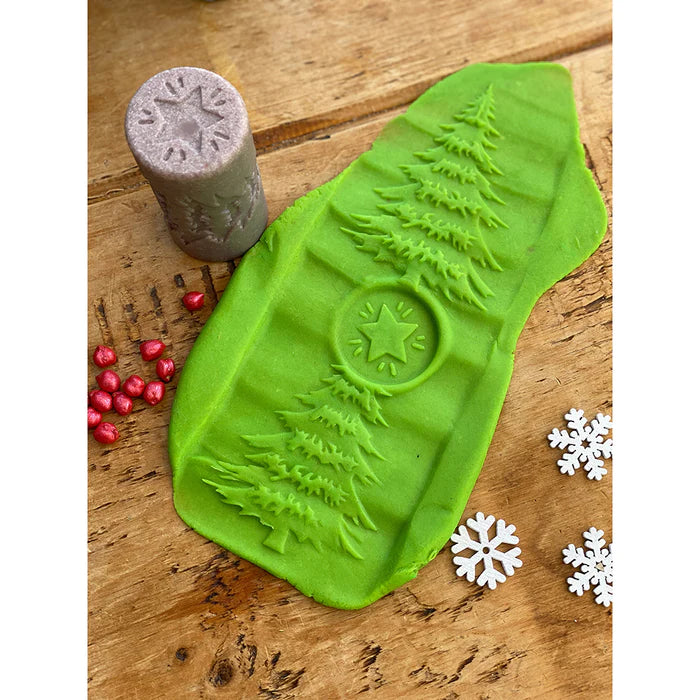 Yellow Door® Let's Roll Seasons Dough Roller Set - 4 Seasonal Textured Rolling Pins for Kids Sensory Play, Early Learning & Fine Motor Skills Development - Perfect for Playdough, Clay & Baking Activities