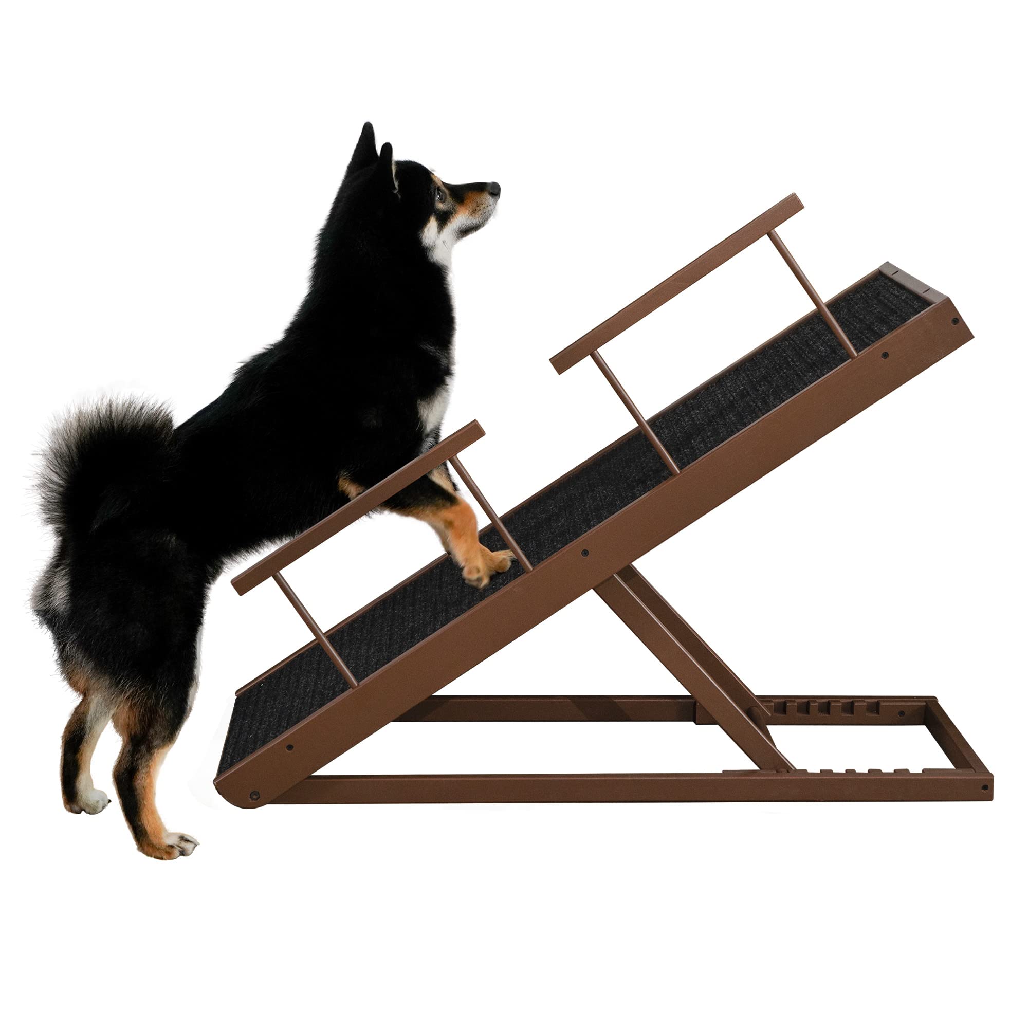 **WISHIVE Adjustable Dog Ramp for Small & Senior Pets - 40
