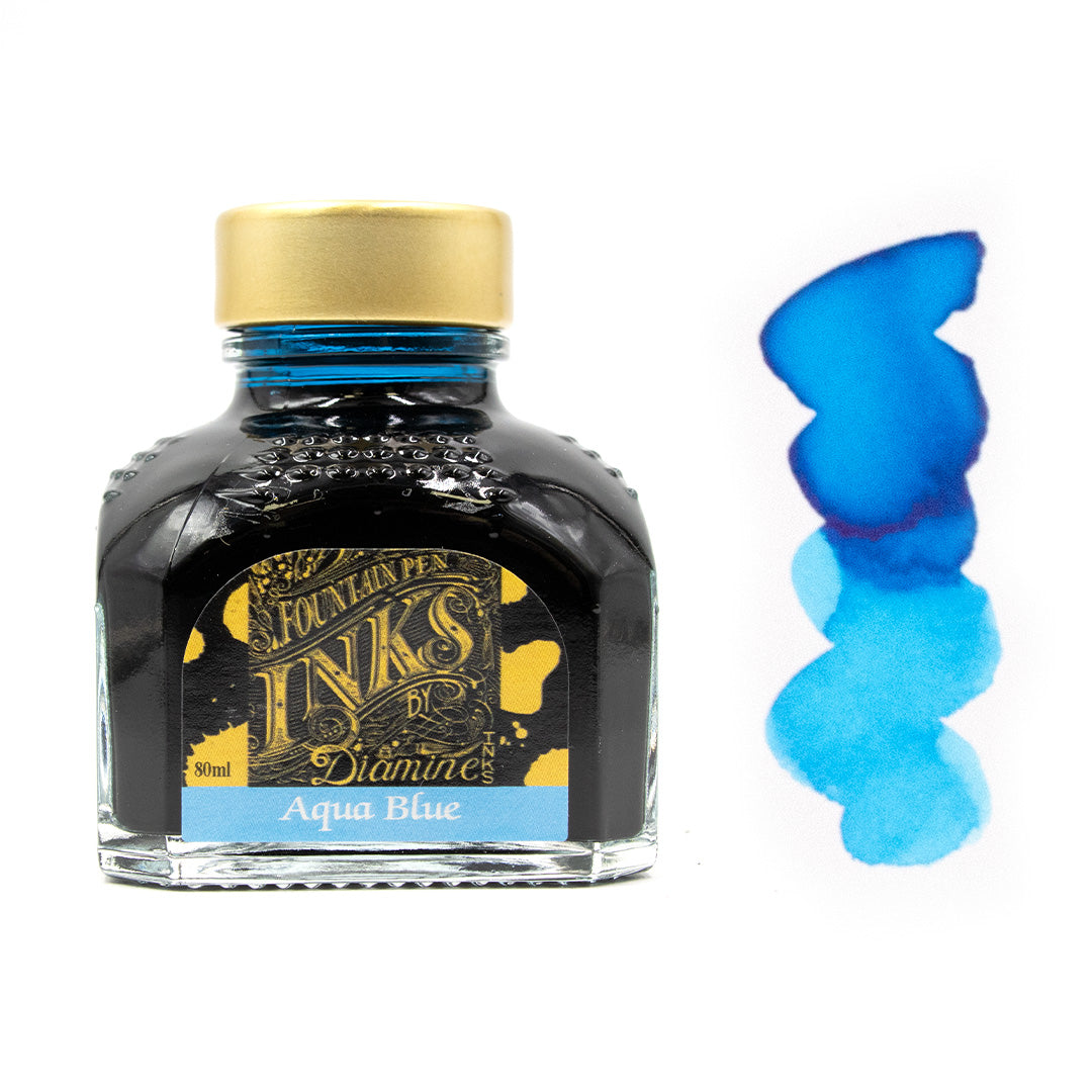 Premium Diamine Ink Bottle 80ml - Vibrant Fountain Pen Ink for Calligraphy, Journaling & Artistic Writing - Smooth Flow & Rich Colors