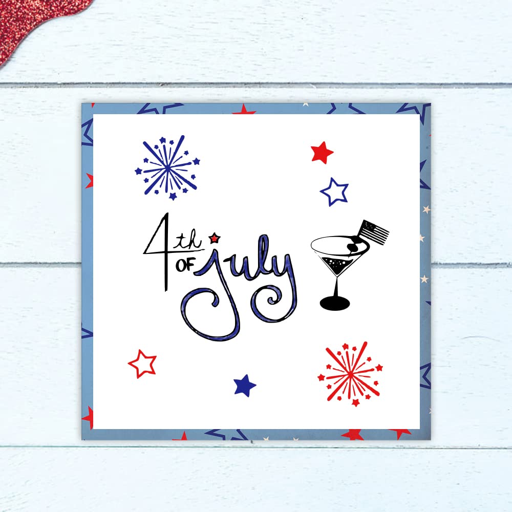 Star Fireworks Clear Stamps for Card Making - 4th of July Words, Firecrackers & Summer Ice Cream Rubber Stamps | DIY Holiday Scrapbooking, Transparent Album Decor, Paper Crafts | Perfect for Independence Day Cards, Summer Party Invitations & Memory Books