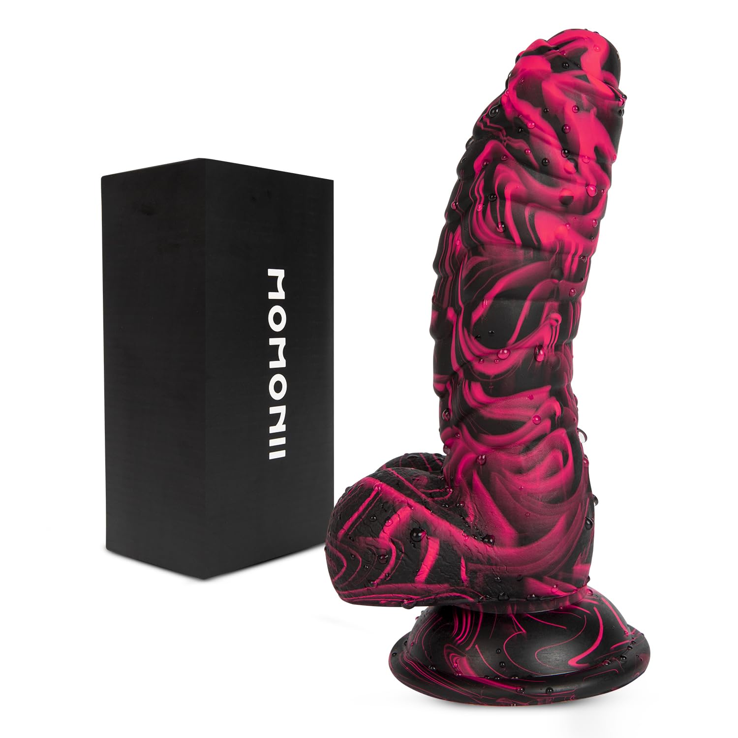 Realistic 7.16 Inch Silicone Dildo for Adults - Thick Monster Cock with Strong Suction Cup, G-Spot & Clitoral Stimulation Toy for Women, Men & Couples | Perfect for Solo Play, Couples Intimacy & BDSM Scenes