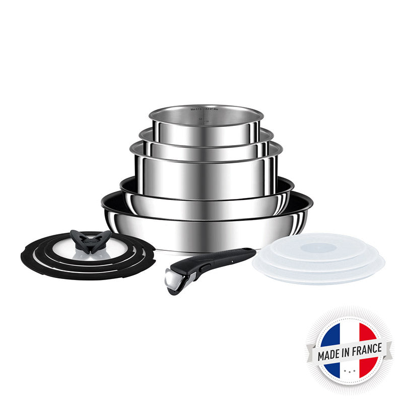 Ingenio Preference 13-Piece Stainless Steel Induction Cookware Set - User Manual & FAQs Included | Perfect for Home Cooking, Professional Kitchens & Gift Giving