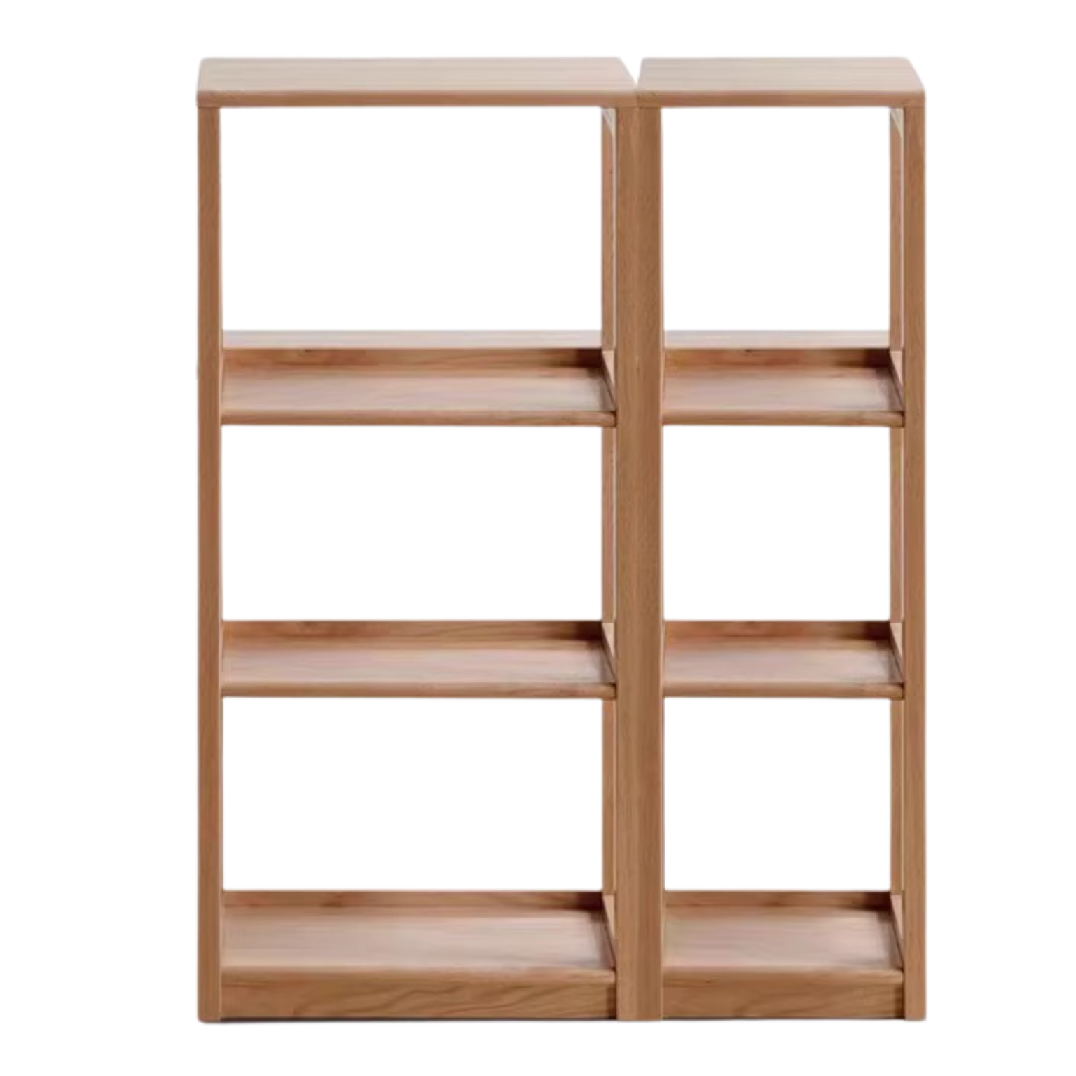 35x13.8x44.9 inch + 17.3x13.8x44.9 inch / 89x35x114 сm + 44x35x114 сm / Natural Wood Color / Shelf