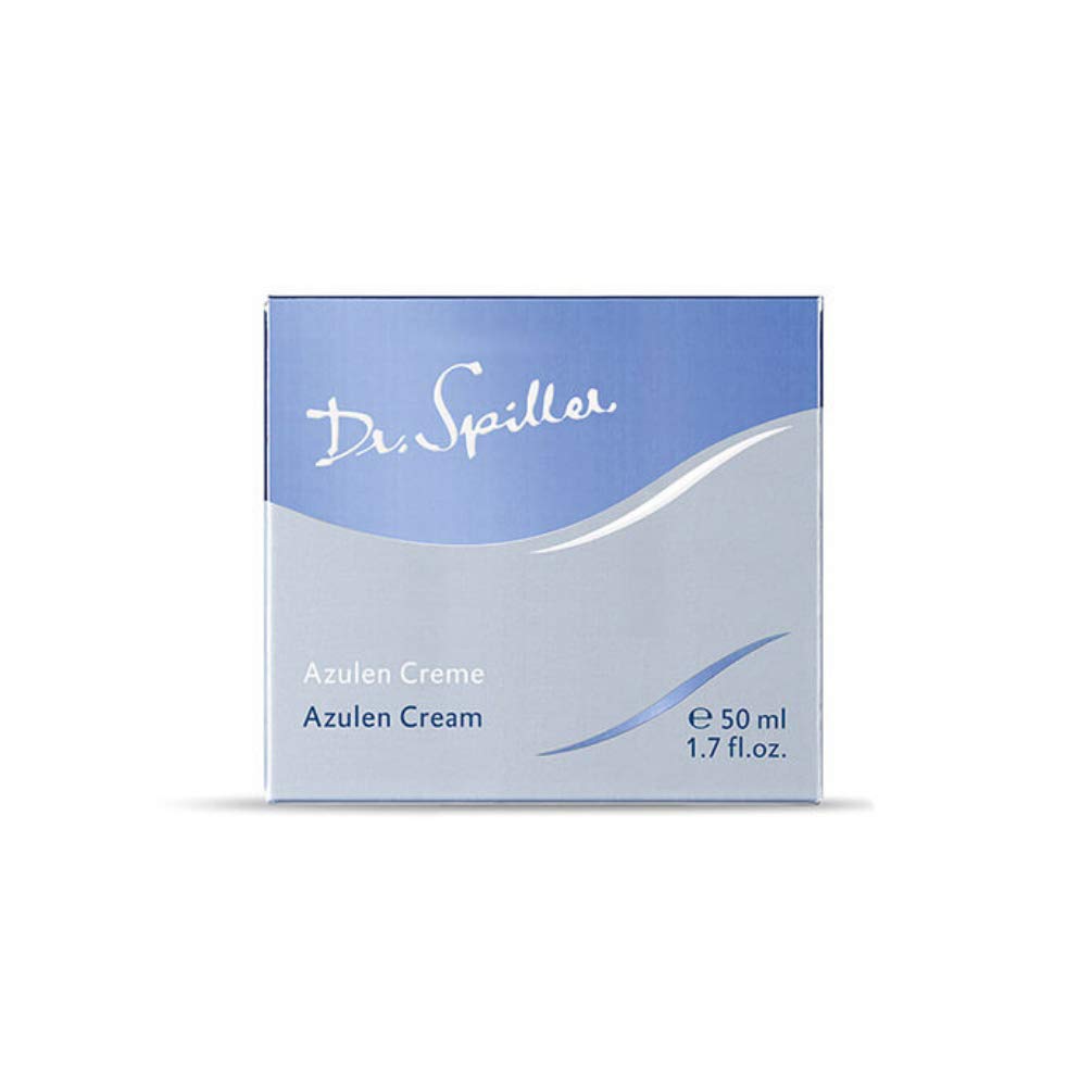Dr. Spiller Biomimetic Azulen Cream 50ml/1.7oz - Soothing Facial Moisturizer for Sensitive Skin | Redness Relief & Hydration for Dry, Irritated Skin | Day & Night Skincare Routine