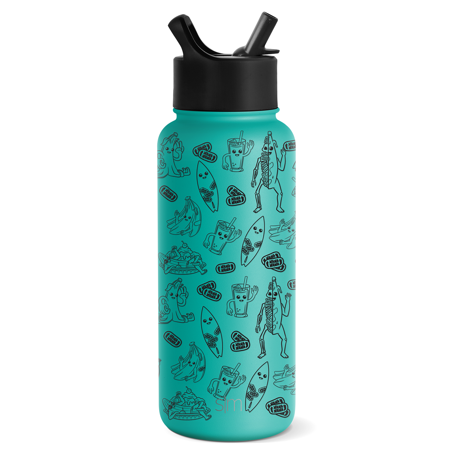 Fortnite Summit Water Bottle with Straw Lid - Leakproof & BPA-Free - Perfect for Gaming, School & Outdoor Activities