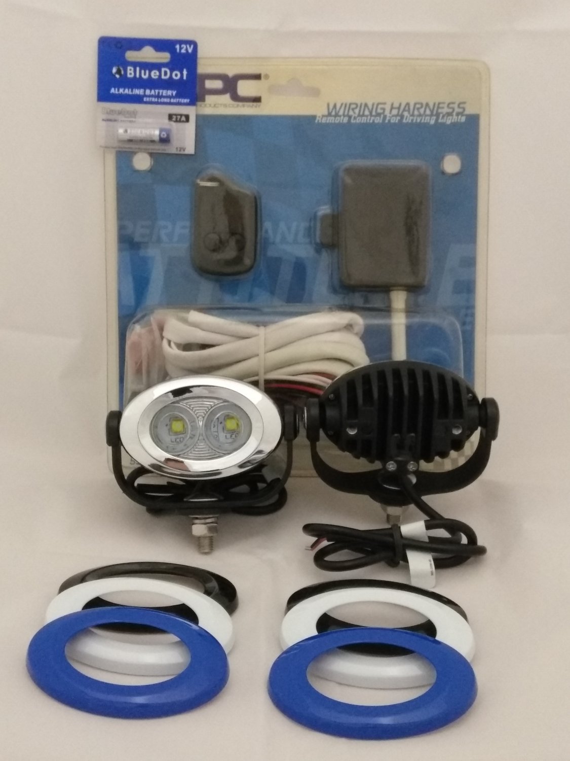 BL2021 LED Flood Lights 6000K for Motorcycle ATV UTV - Auxiliary Lighting Kit for Off-Road Adventures