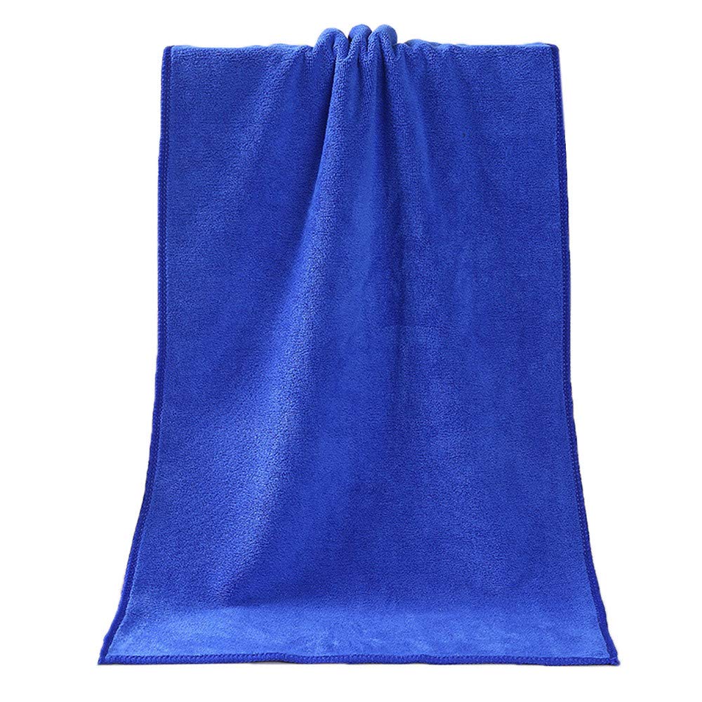 Dumanfs Solid Color Face Towel - Super Soft & Absorbent Microfiber Shower Towel for Bath, Spa & Gym - Quick Dry & Skin-Friendly Comfort