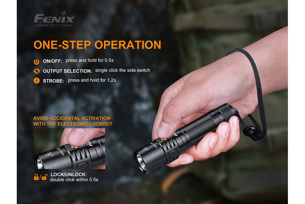 Fenix LD32 UVC Disinfection Flashlight - Portable UV Sanitizer for Home, Travel & Outdoor Use - Kills 99.9% Germs & Bacteria