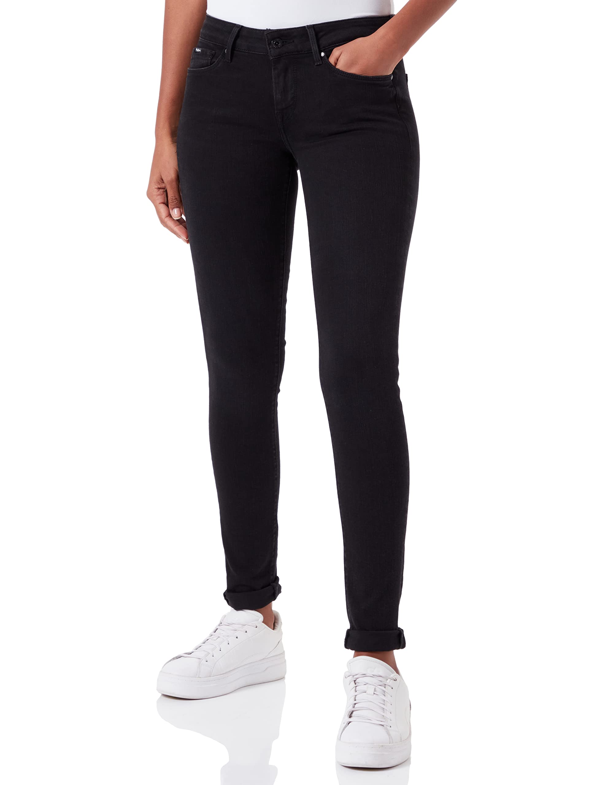 Pepe Jeans Women's Skinny Jeans - High Waist Stretch Denim Pants for Everyday Comfort | Perfect for Work, Casual Outfits & Night Out