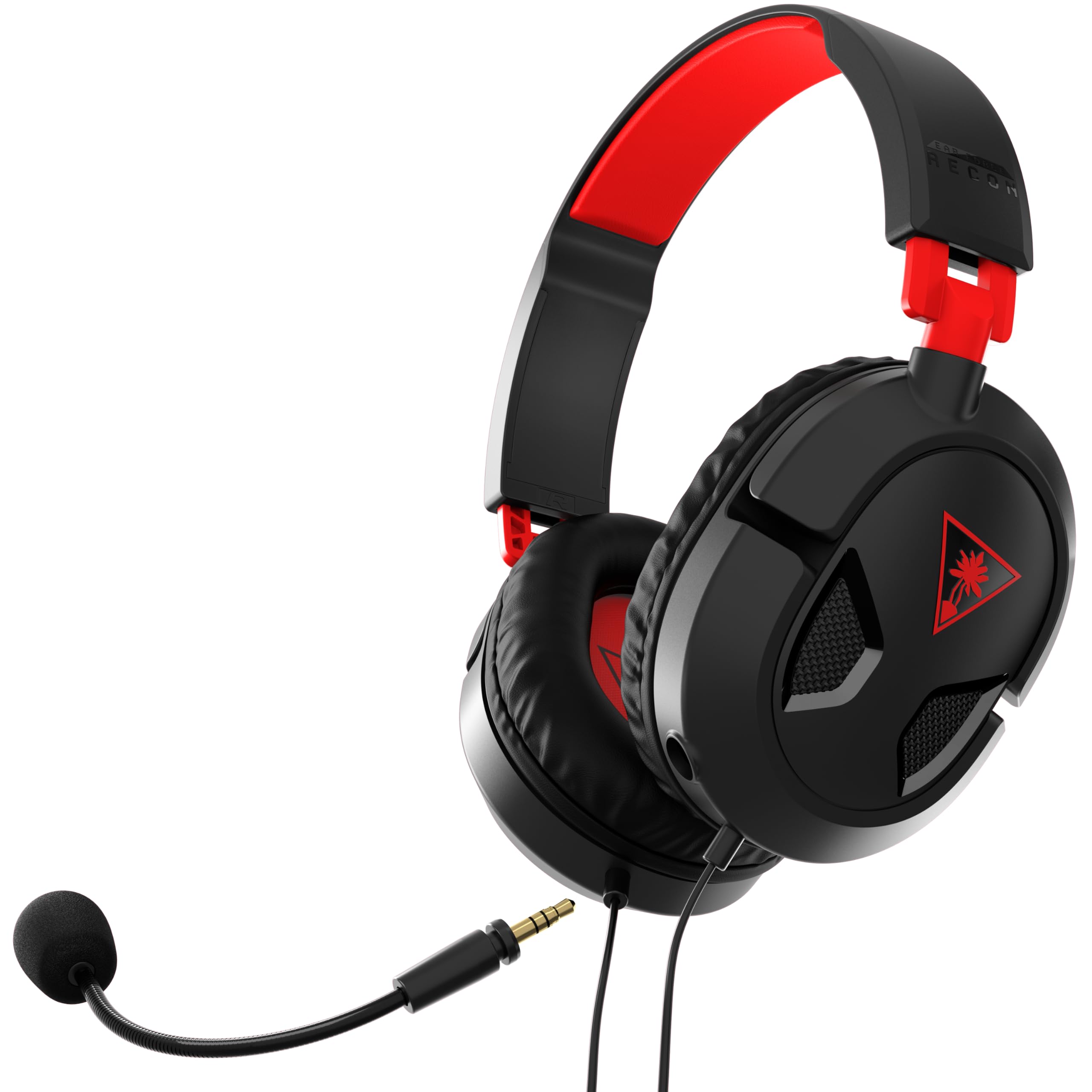 Turtle Beach Recon 50 Wired Gaming Headset with 40mm Speakers & Removable Mic - Compatible with PC, Mac, PS4, PS5, Xbox Series X|S, Xbox One, Mobile & Tablet - Black - Perfect for Competitive Gaming & Online Chat