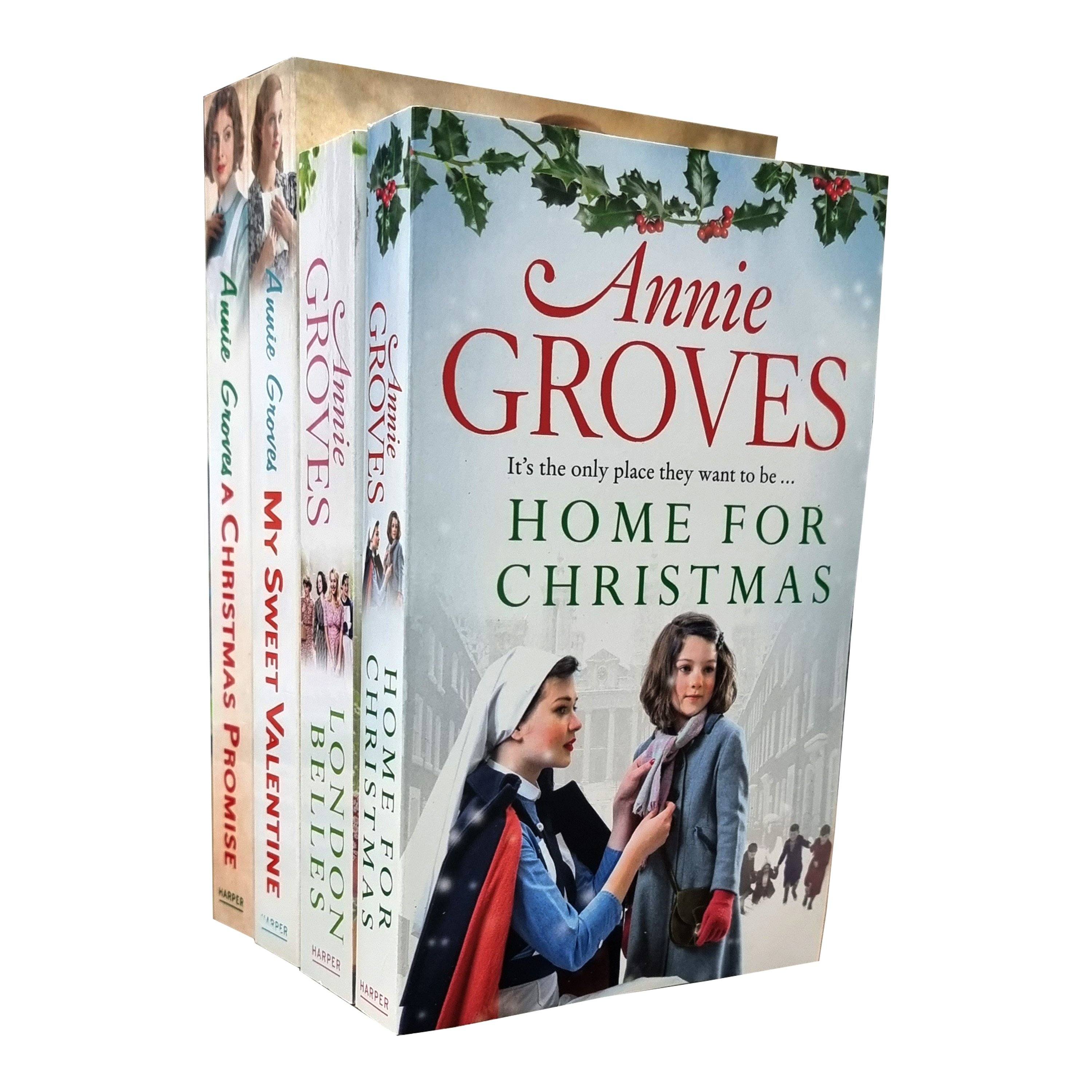 Annie Groves 4-Book Collection Set - Adult Fiction Paperback Novels for Reading & Relaxation at Home or Travel