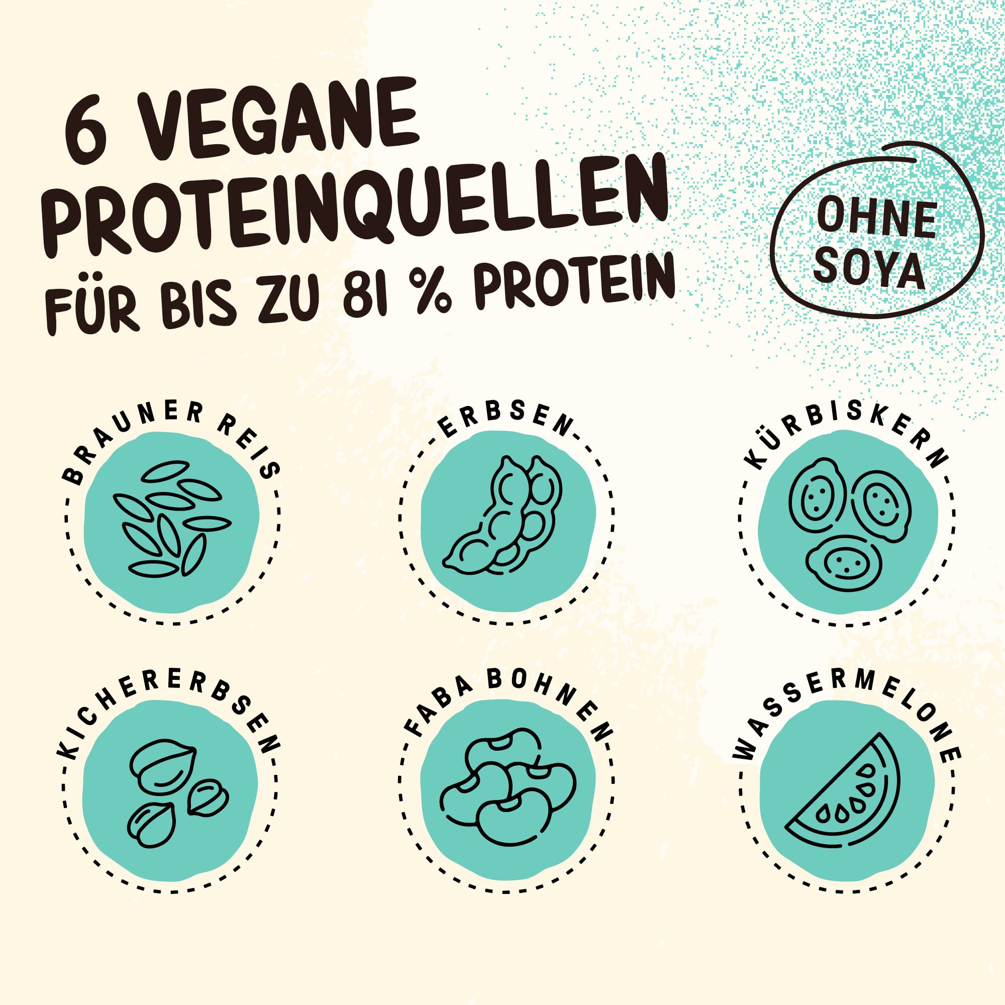 Powerstar VEGAN PROTEIN Powder 500g - Soy-Free Plant-Based Protein with 10 Superfoods | Multi-Component Muscle Building Supplement | Made in Germany | Vanilla Flavor | Perfect for Post-Workout Recovery & Vegan Fitness Nutrition