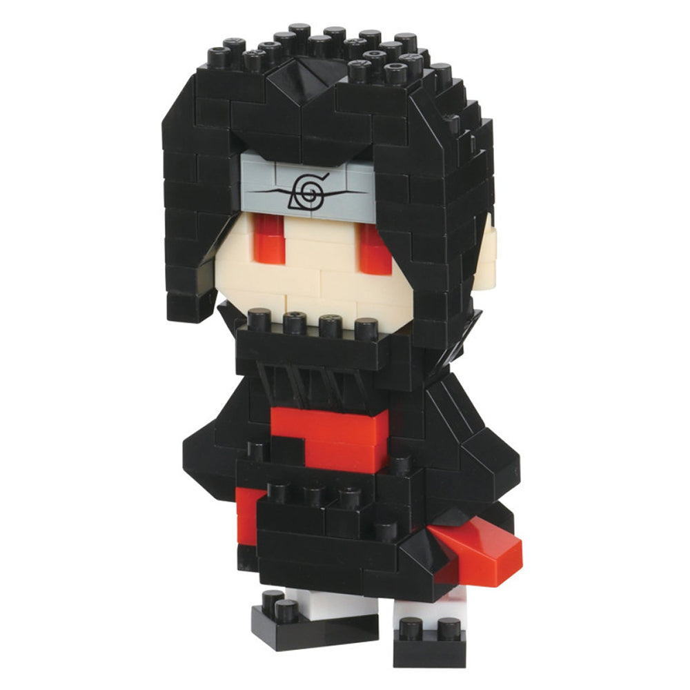 Nanoblock Naruto Shippuden Itachi Uchiha Building Blocks Set NBCC-138 - Anime Model Kit for Collectors & Home Decor