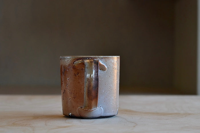 Handcrafted Wood Fired Ceramic Coffee Mug - Premium Web Exclusive - Perfect for Home, Office & Camping Use