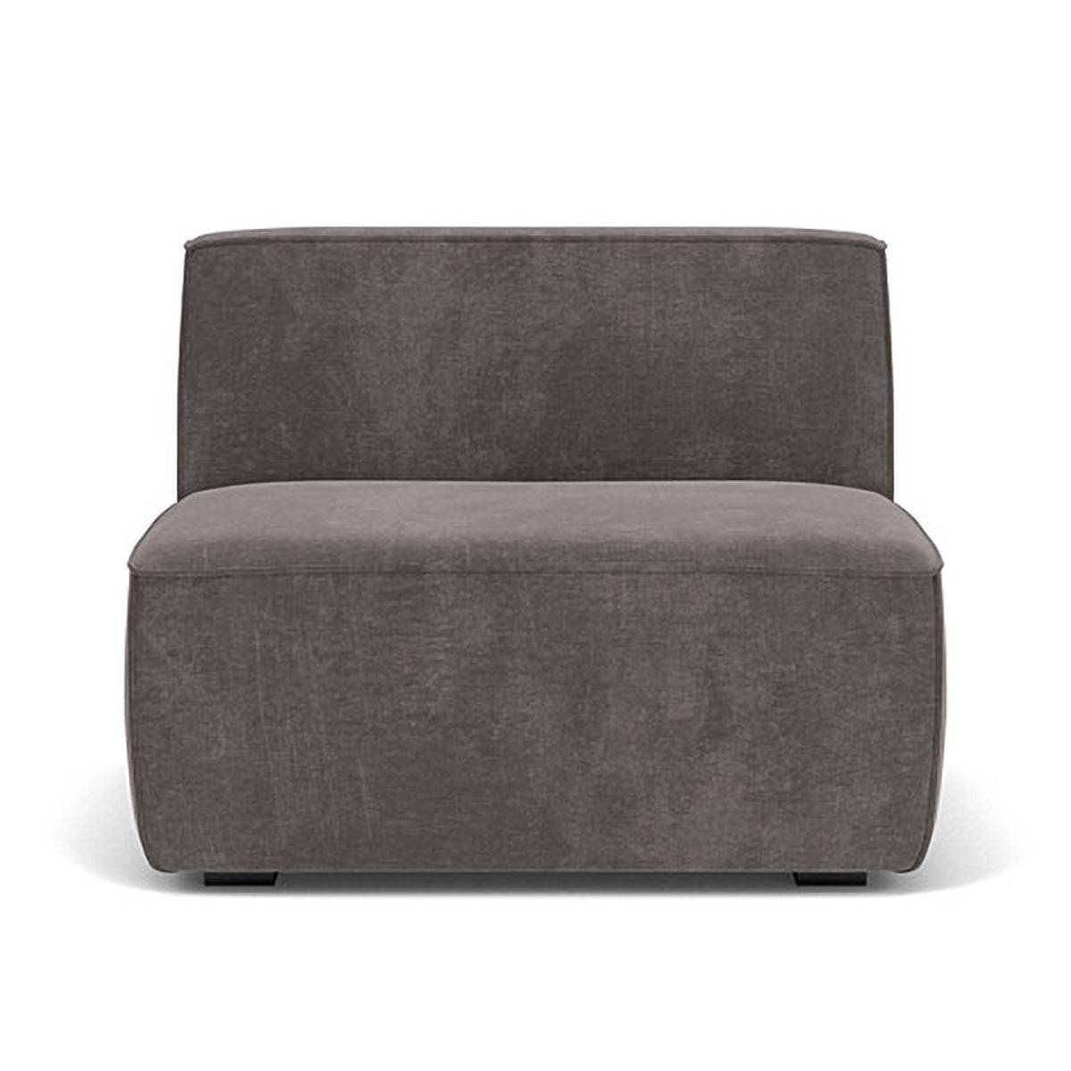 Modern Dane Fabric 1-Seater Modular Armless Sofa - Perfect for Small Spaces, Apartments & Contemporary Living Rooms