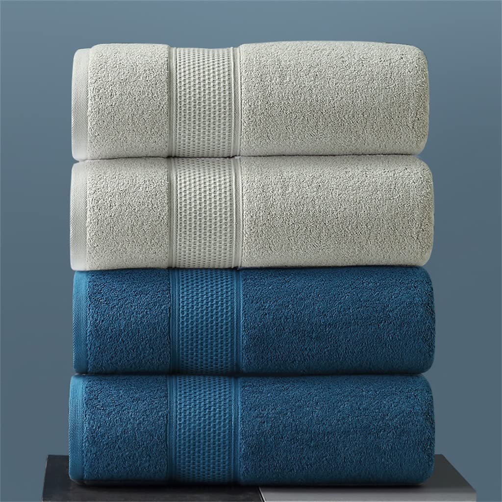 Premium Cotton Hotel Towels - Soft, Absorbent & Thick Bath, Face & Hair Towels for Home, Spa & Travel Use