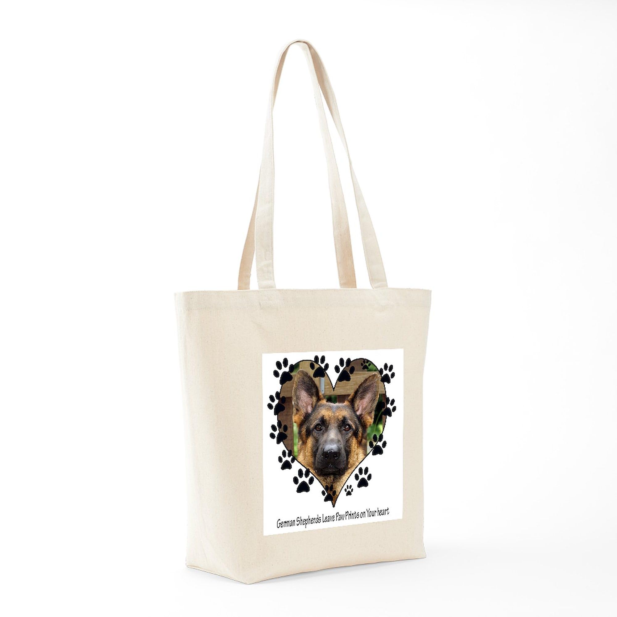 German Shepherd Dog Lover Tote Bag - Eco-Friendly Reusable Canvas Shopping Bag for Groceries, Beach & Daily Use | Perfect Gift for Pet Owners