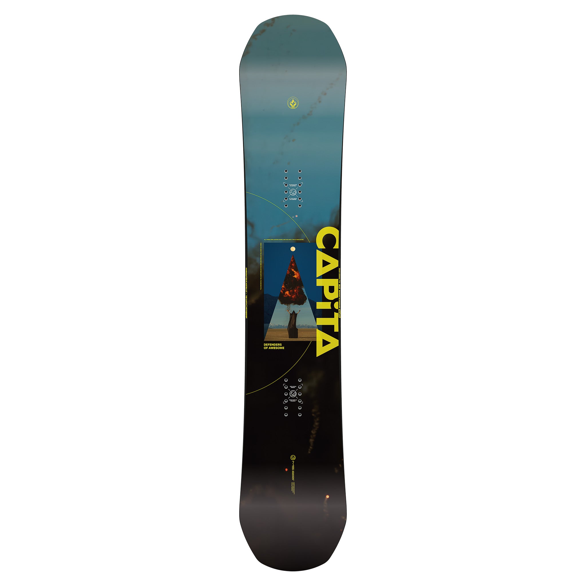 CAPiTA Defenders Of Awesome Snowboard 2025 - Premium All-Mountain Freestyle Snowboard for Men & Women - Perfect for Park, Powder & Freeride Adventures
