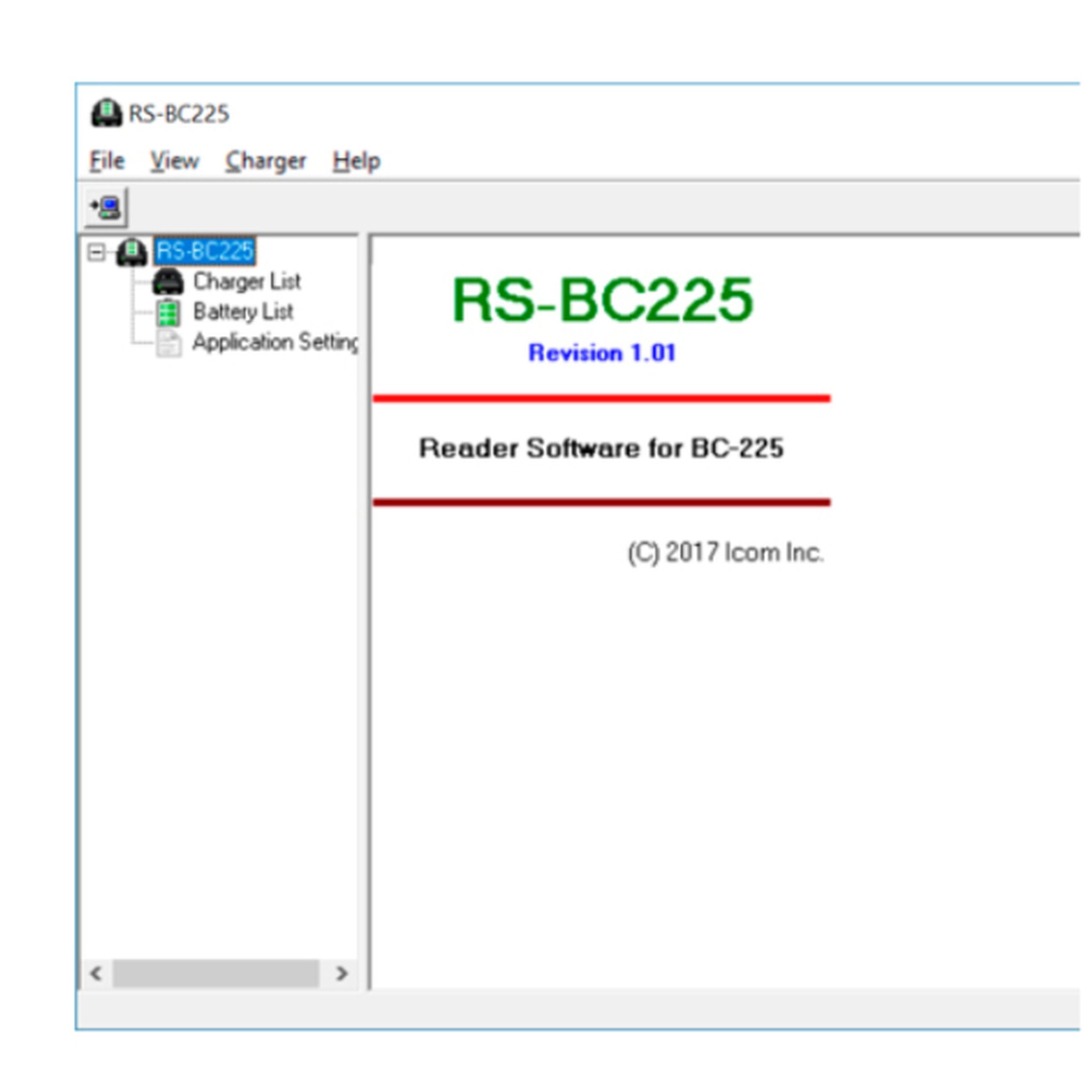 Icom RSBC225 Battery Management Software - Compatible with BC225 for Efficient Battery Monitoring & Maintenance - Perfect for Marine, Aviation, and Emergency Communication Systems