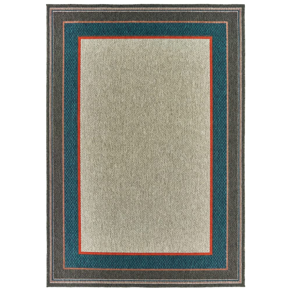 Latitude Outdoor Rugs 8021L - Waterproof & Durable Patio Rug for Deck, Poolside, and Backyard - Perfect for Outdoor Living Spaces