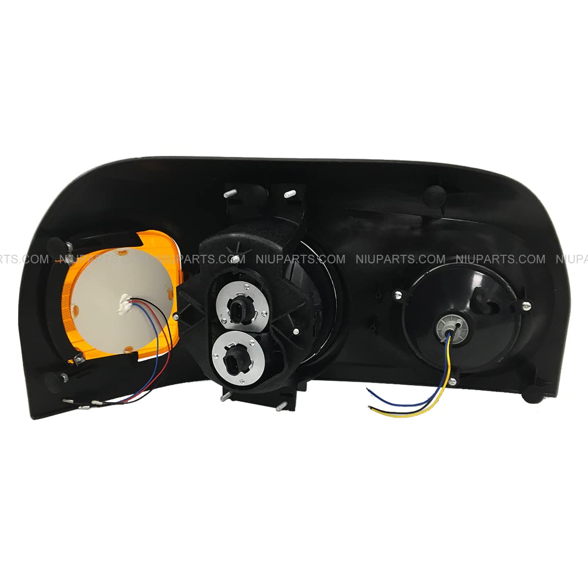 Freightliner Century 2004-2015 LED Headlight Assembly - Black Driver Side with Corner Lamp | Replacement Headlamp for Improved Night Visibility | Perfect for Truck Upgrades & Road Safety