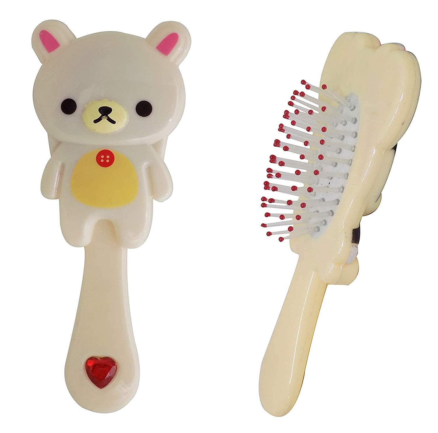Wizme Baby Hair Brush with Soft Bristles - Gentle Hair Accessory for Newborns & Toddlers - Perfect for Travel, Home & Daily Use - Random Pack of 1 (Great for Grooming, Styling & Soothing Baby's Scalp)