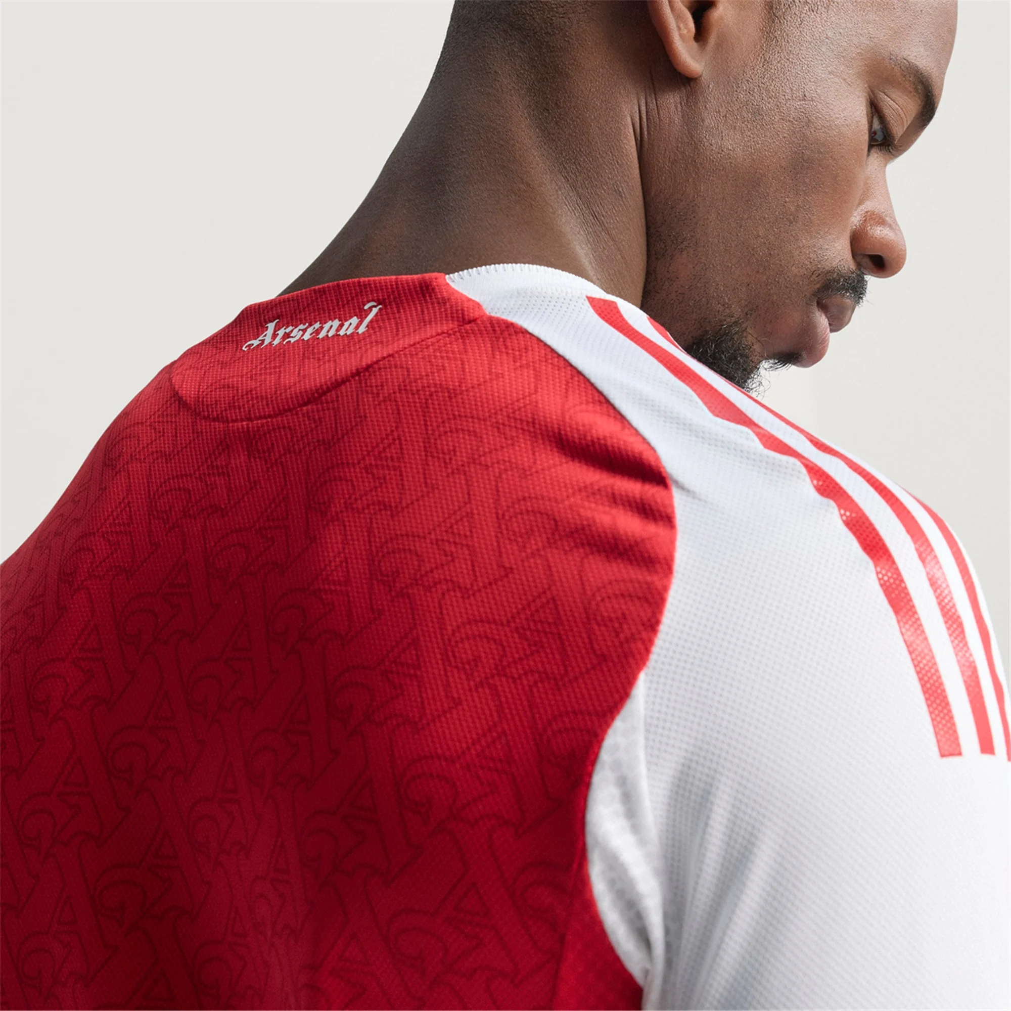 Adidas Karl Hein Arsenal FC Authentic Home Jersey 25/26 with EPL Patch - Better Scarlet/White - Official Football Shirt for Fans & Players - Perfect for Match Days & Sports Events