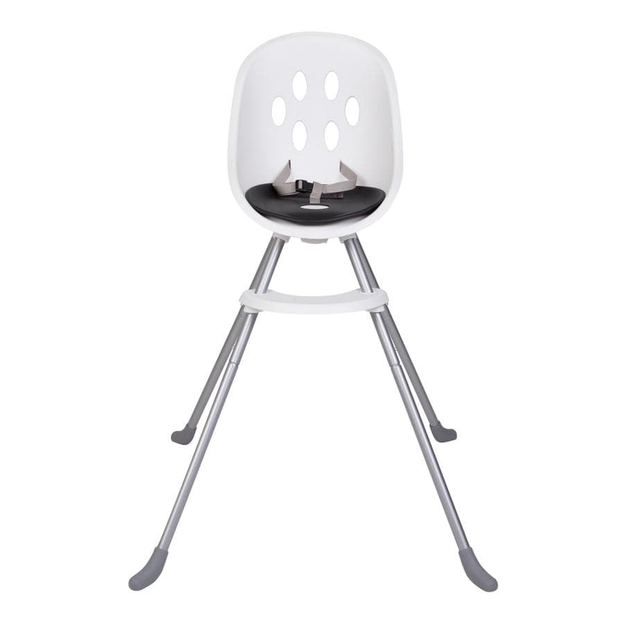 Phil&Teds Poppy Metal High Chair - Adjustable Baby Feeding Chair with Safety Harness & Easy Clean Tray for Home & Restaurant Use