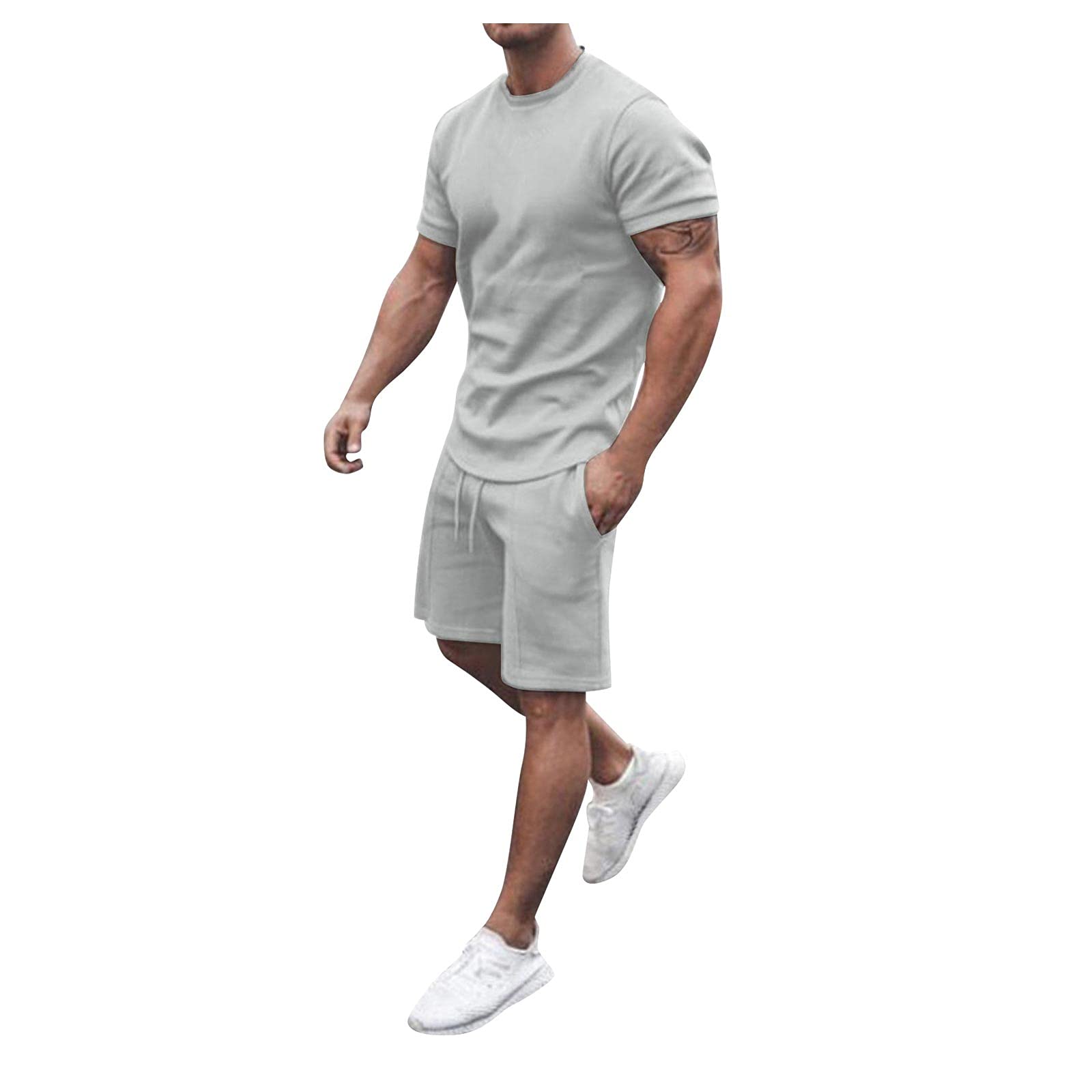 JUNGE 2022 Men's Tracksuit Set - 2 Piece Sweatsuit for Lounge, Jogging & Workout | Comfortable Activewear & Sportswear for Gym, Running & Casual Wear