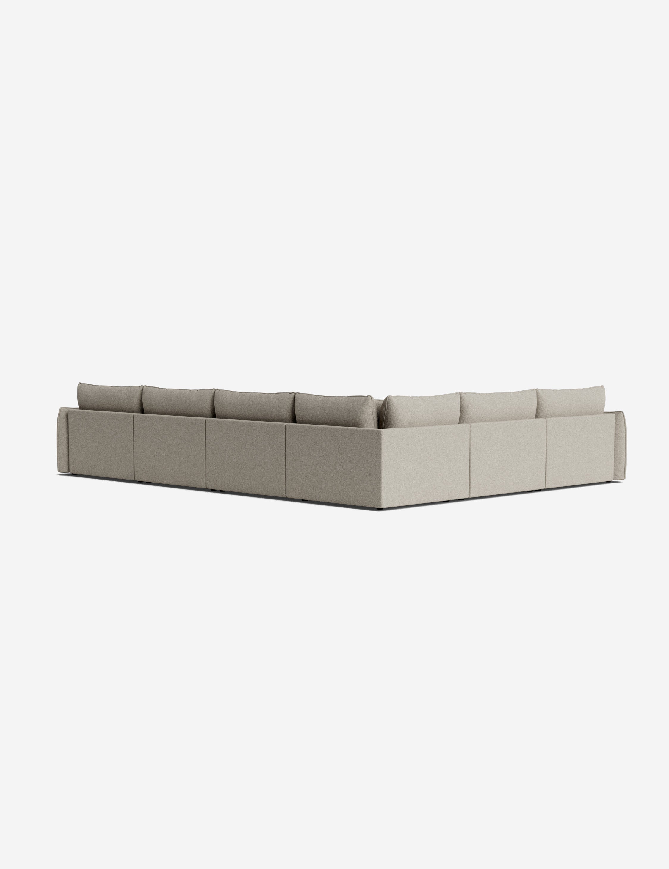 Balmer Modular Corner Sectional Sofa - Modern L-Shaped Couch with Reversible Chaise, Soft Fabric Upholstery for Living Room, Family Room & Home Theater Comfortable Seating