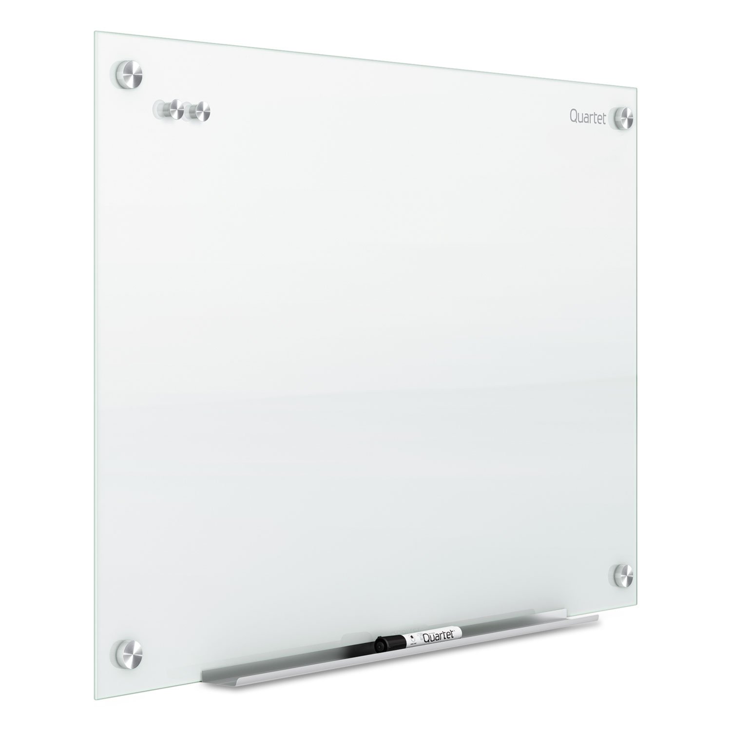 Quartet G3624W Frameless Glass Whiteboard - 3