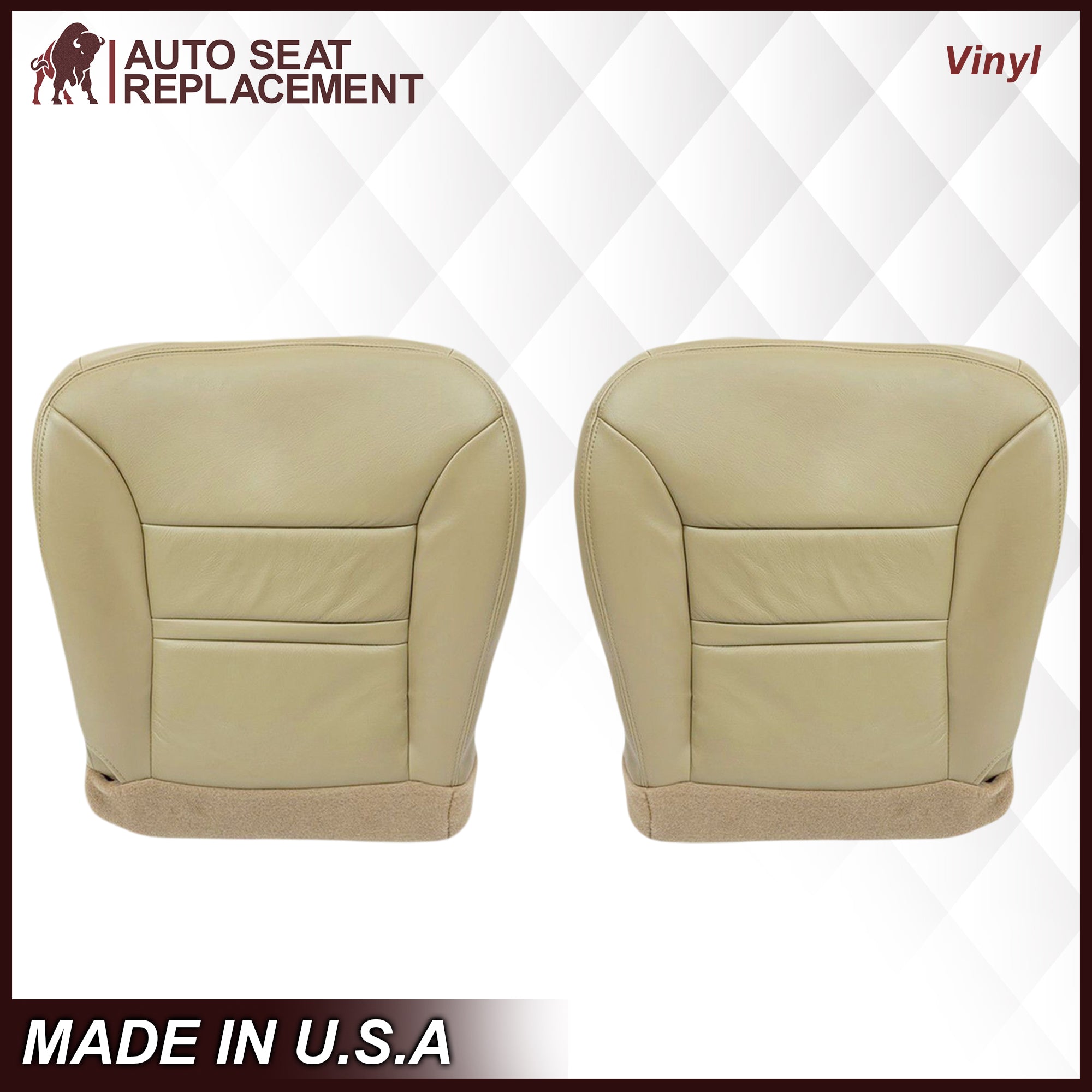 2000-2001 Ford Excursion Tan Seat Cover - Custom Fit, Durable Neoprene Material - Perfect for Off-Roading, Camping & Family Road Trips