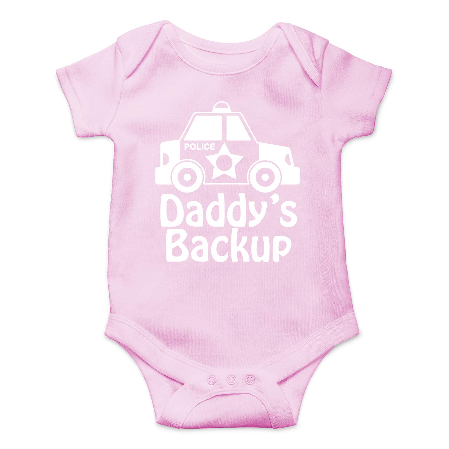 Funny Baby Bodysuit - Cute Newborn Romper Outfit for Baby Boys | Daddy's Backup Design | Perfect for First Photos, Family Outings & Playtime