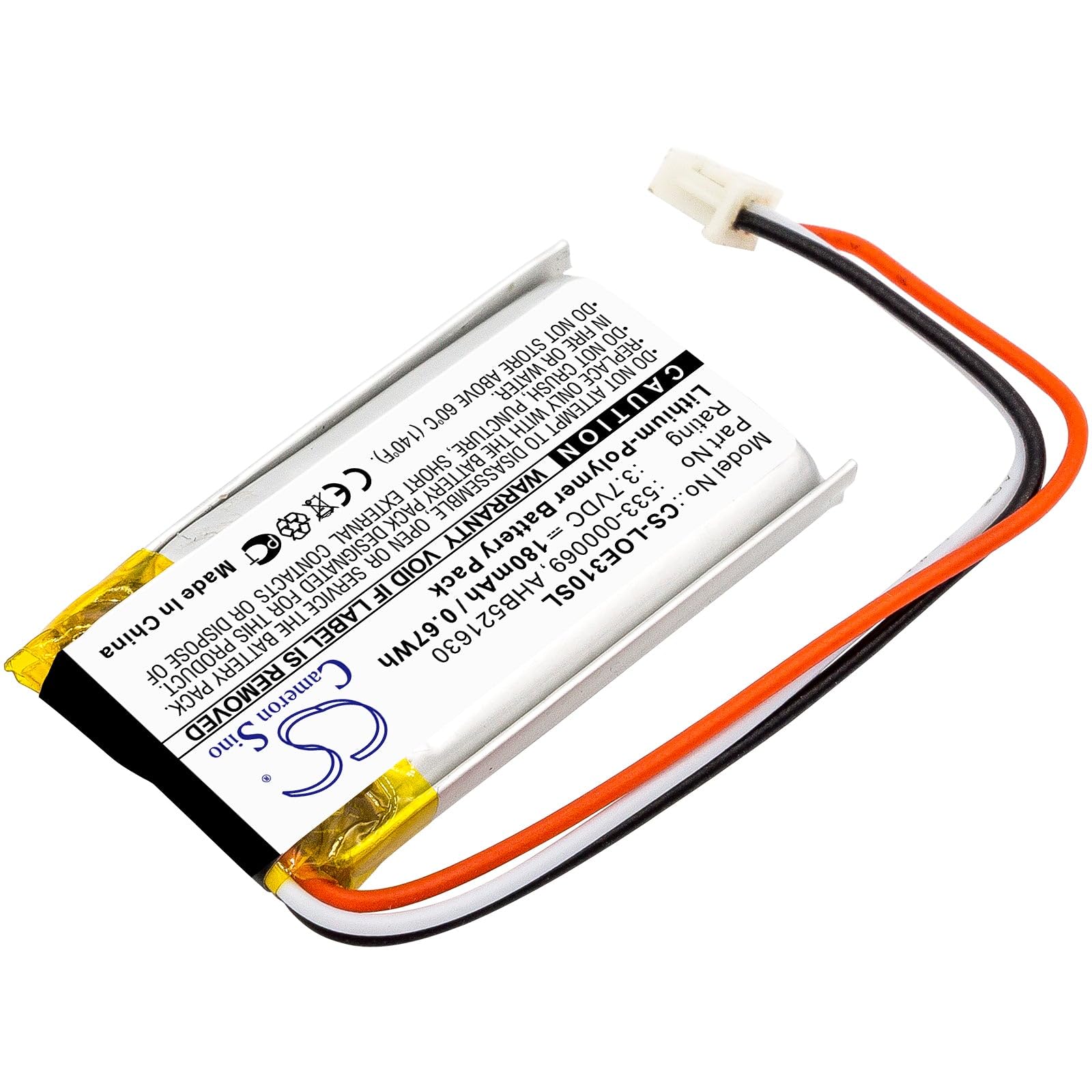 VINTRONS Replacement Battery for Logitech Wireless Headset H600, UE310, UE3500, UE4500 - Compatible with Logitech Headsets - Long-Lasting Power for Work, Gaming & Video Calls