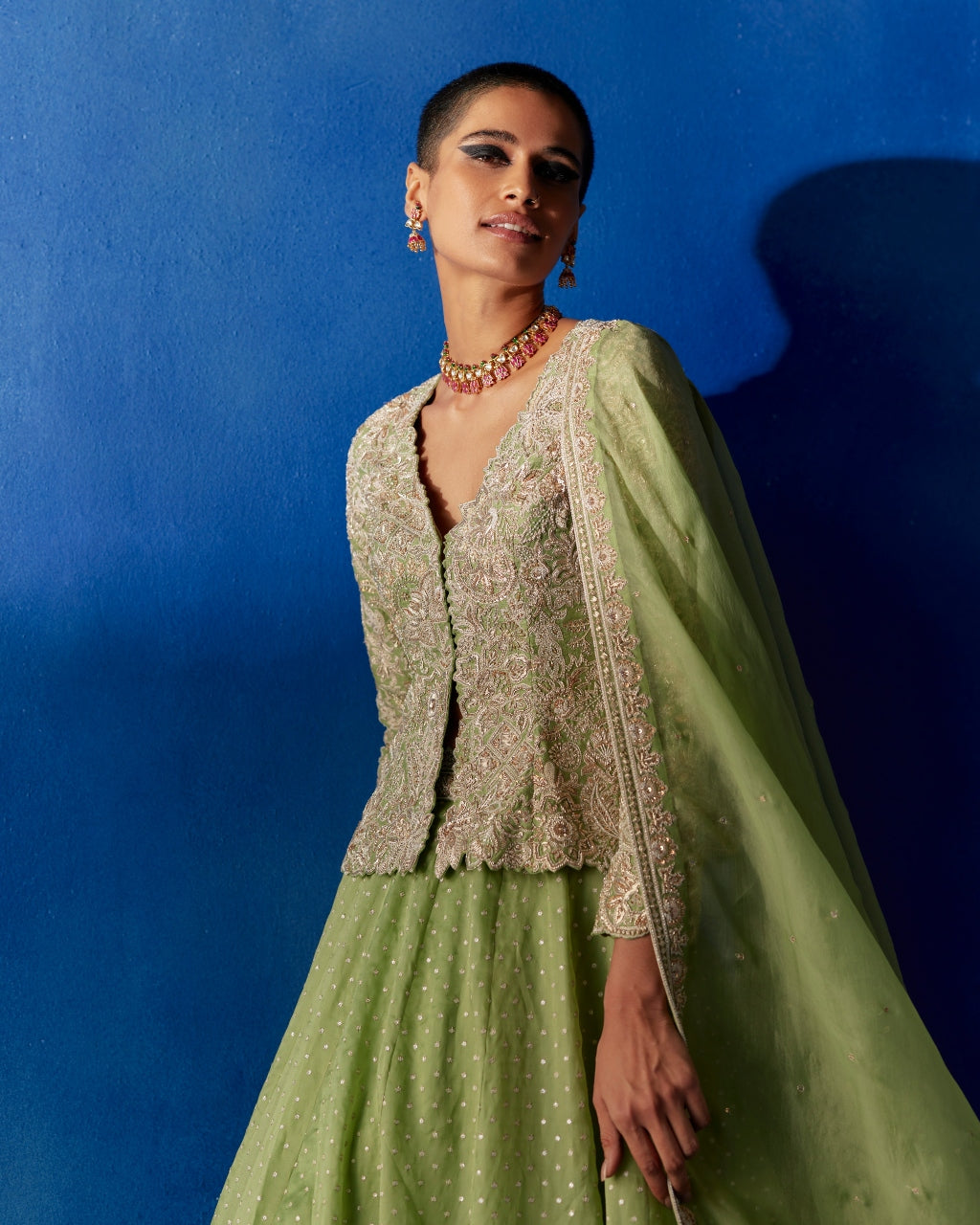 Anokhi Lehenga Set - Traditional Indian Embroidered Bridal Skirt & Top Set for Weddings, Festivals & Special Occasions