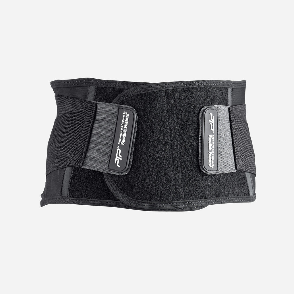 PTP Posture Stability Belt - Black | Back Support & Pain Relief for Office, Driving & Daily Activities