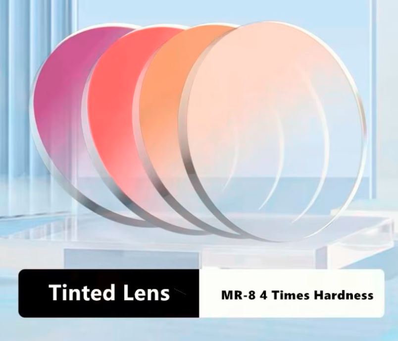 Aimee MR Series Progressive Tinted Rimless Eyeglass Lenses - Clear Vision for Reading, Computer & Driving - Lightweight & Stylish Eyewear for Men & Women