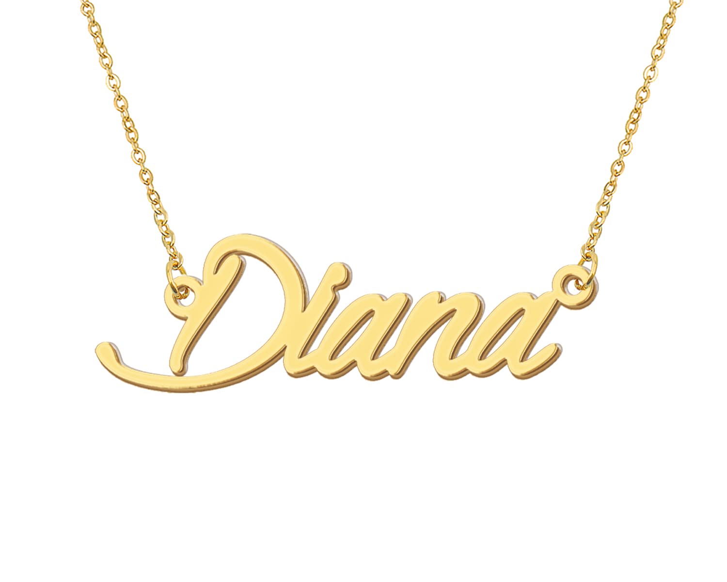 Personalized Name Necklace for Women - Custom Any Name Jewelry Gift for Mom, Bridesmaid, Wife | Perfect for Weddings, Anniversaries & Special Occasions