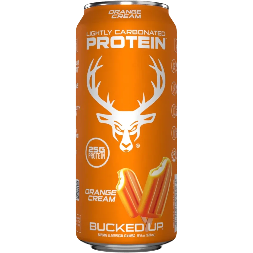 Bucked Up Lightly Carbonated Protein Drink - Ready-to-Drink (RTD) Protein Shake for Muscle Recovery & Energy Boost - Perfect for Post-Workout, Gym & Active Lifestyle