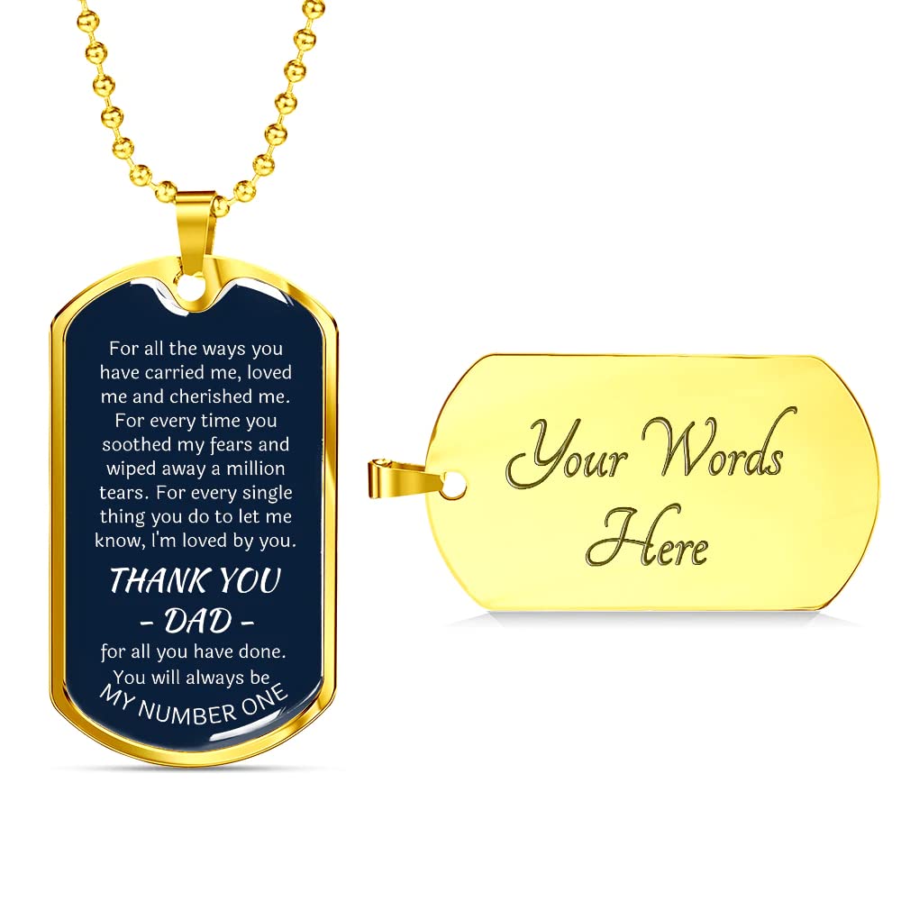 Best Sentimental Gifts for Dad from Daughter & Son - Retirement, Wedding, Christmas & Birthday Presents - Heartwarming Keepsake with Father Quotes | Perfect for Special Occasions & Daily Appreciation