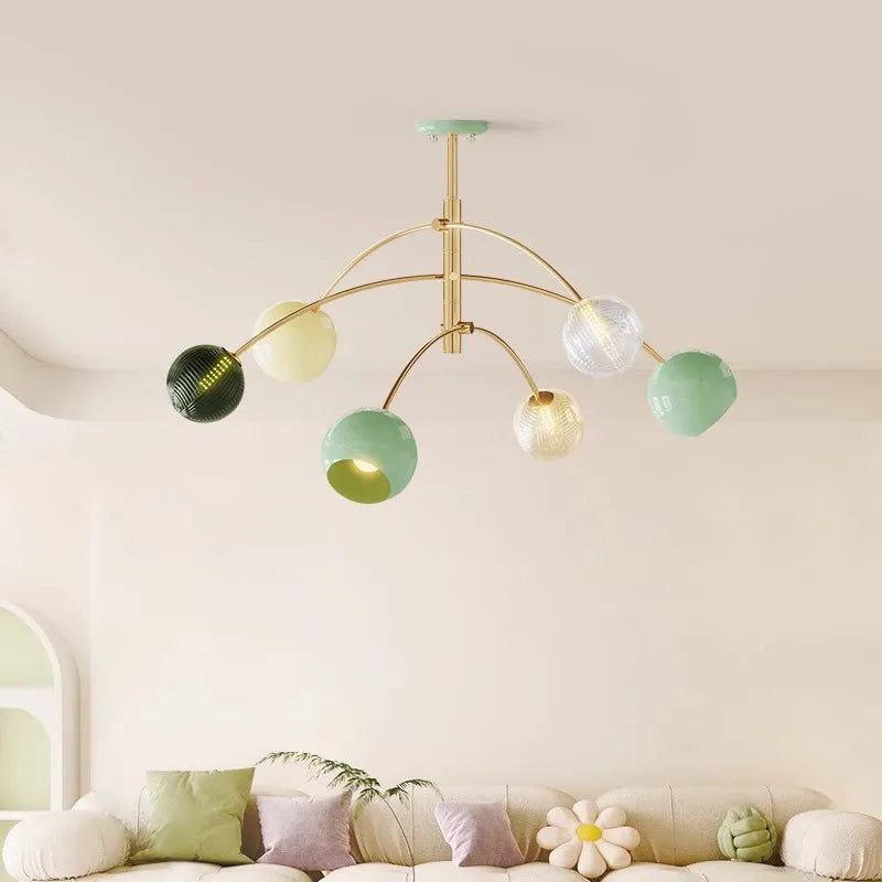 Elegant Crystal Pendant Chandelier for Living Room - Modern Ceiling Light Fixture for Dining Room, Bedroom & Hallway - Perfect for Home Decor & Ambient Lighting