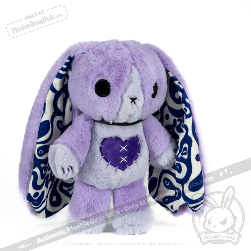 Plushie Dreadfuls Chiari Malformation Bunny - Soft Stuffed Animal Toy for Awareness & Comfort | Gift for Medical Warriors & Support Groups