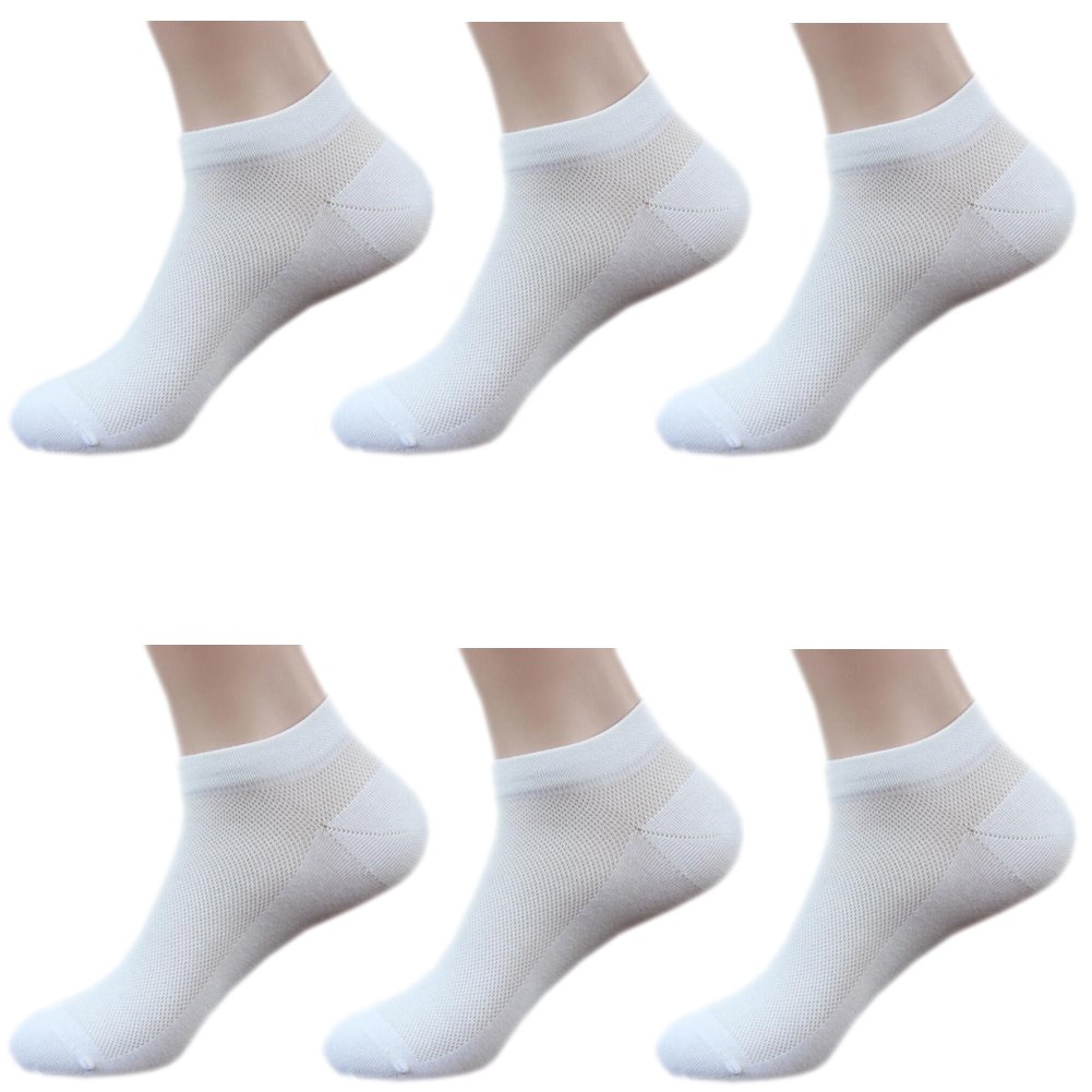 October Elf Men's Crew Socks - Thin Ankle Cotton Dress Socks for Business & Casual Wear - Breathable Athletic Short Socks for Office, Gym & Daily Comfort