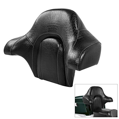 Passenger Backrest Pad Black White A