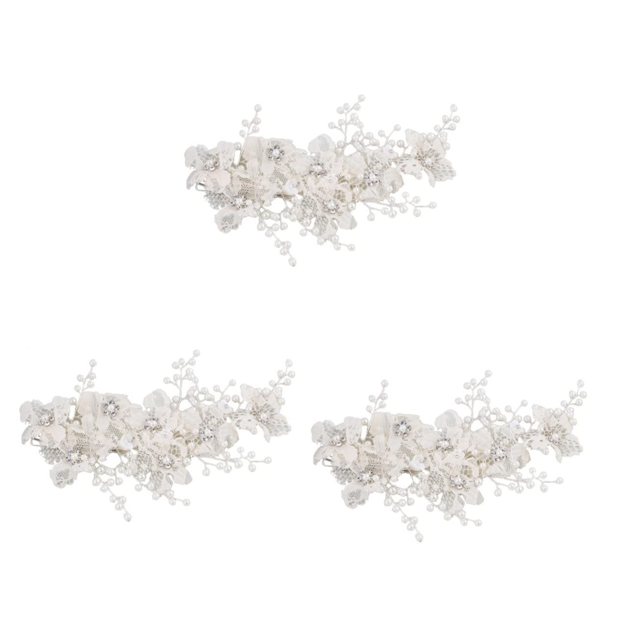 Pearl Hair Clips for Women - Elegant Bridal Hair Barrettes & Wedding Hair Accessories - Perfect for Brides, Prom, Parties & Special Occasions