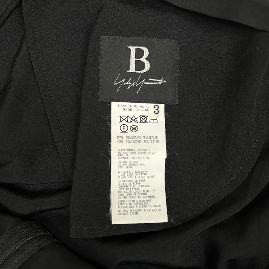 Yohji Yamamoto Sarouel Asymmetrical Shorts - Black | High Fashion Streetwear for Men & Women | Perfect for Casual Outfits, Urban Style & Fashion Statements