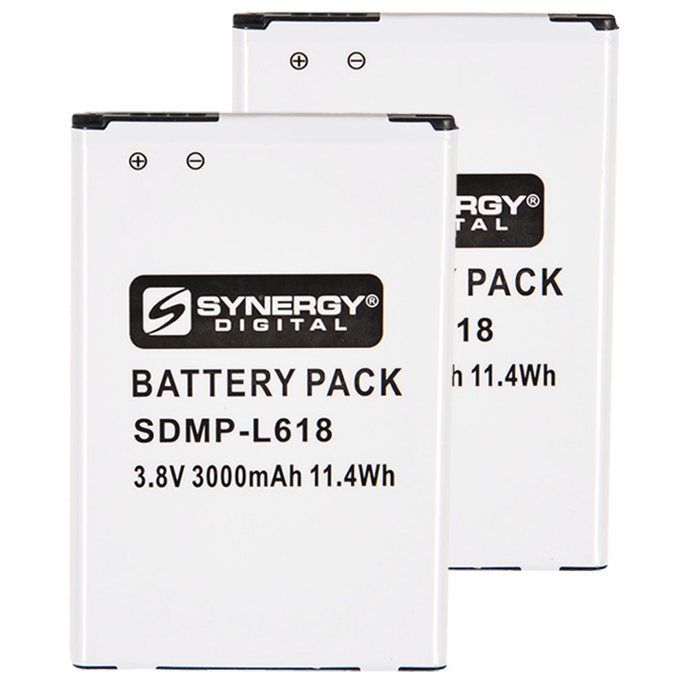 LG H631 Replacement Battery Combo Pack - 2 x SDMP-L618 High-Capacity Batteries for LG Phones | Perfect for Travel, Work & Emergency Backup Power